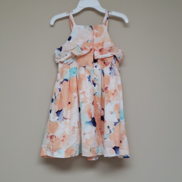 Janie and Jack linen water color dress - Picture 4 of 4